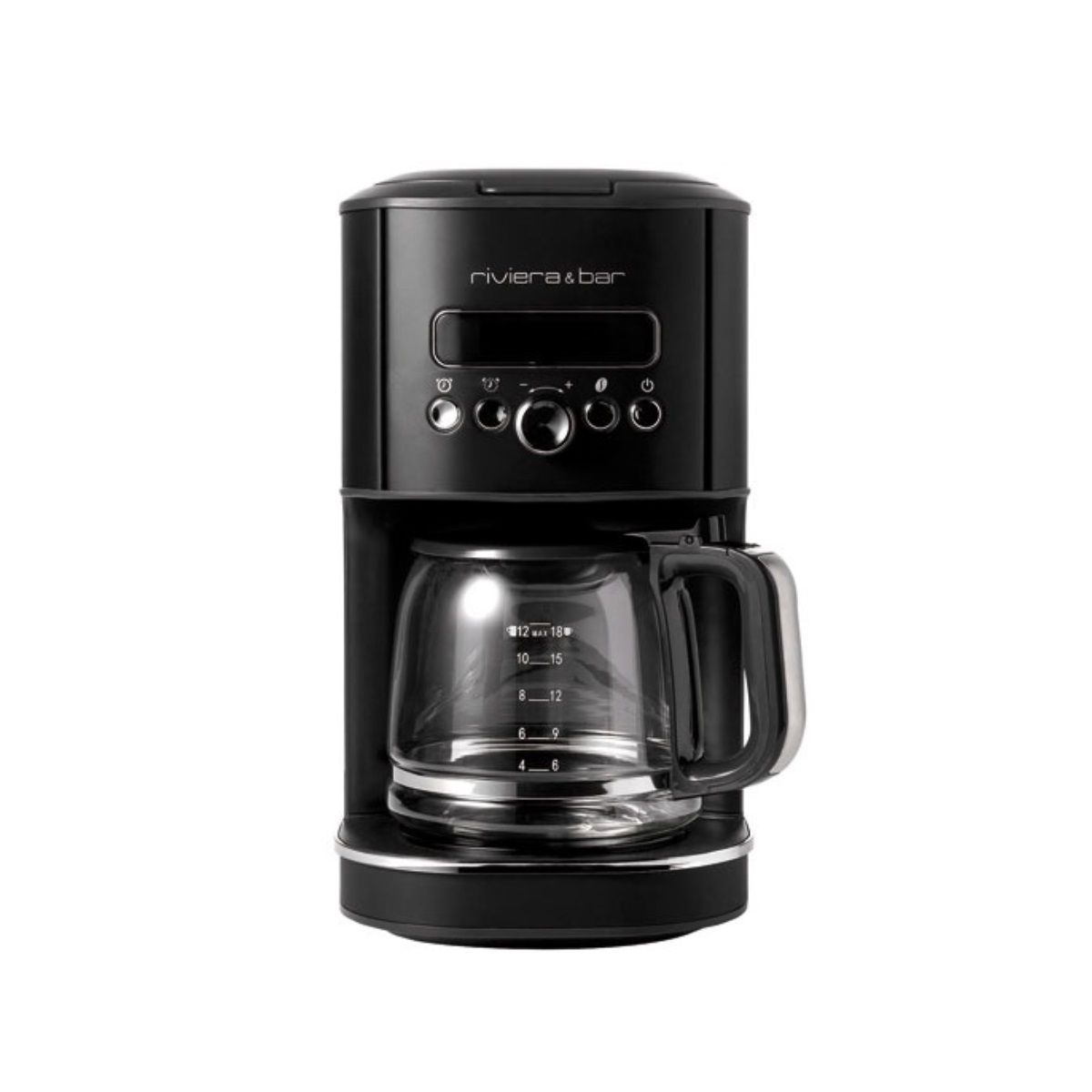 Riviera & Bar - Cafetiere filtre 1,8l 15t programmable noir bcf579
