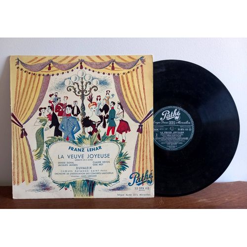 Vinyle 33 Tours : Franz Lehar - La Veuve Joyeuse