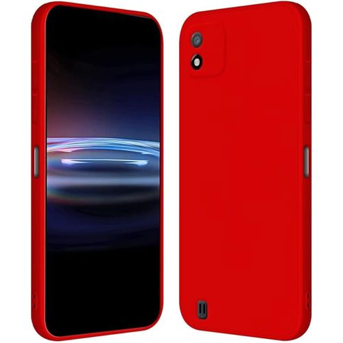 Coque Pour Realme C11 2021 6.52"" Étui En Silicone Tpu Souple - Rouge De Chine