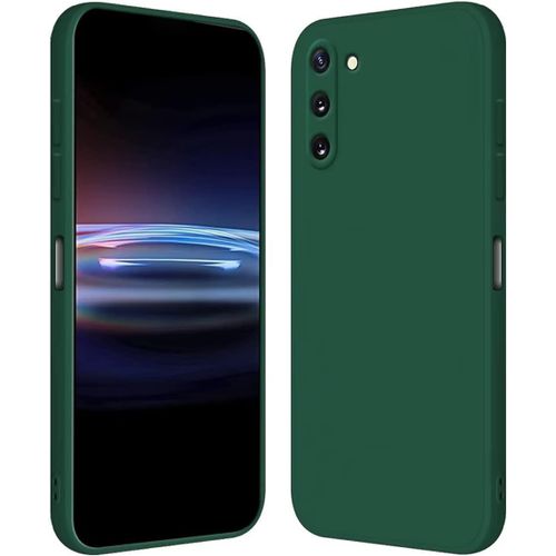 Coque Pour Samsung Galaxy Note10 6.3"" Inches Étui En Silicone Tpu Souple - Vert Foncé