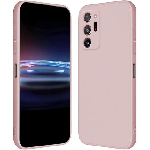 Coque Pour Samsung Galaxy Note20 Ultra 6.9"" Inches Étui En Silicone Tpu Souple - Poudre De Sable