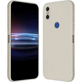 Coque Pour Xiaomi Mi Mix 3 6.39"" Inches Étui En Silicone Tpu Souple - Blanc Antique
