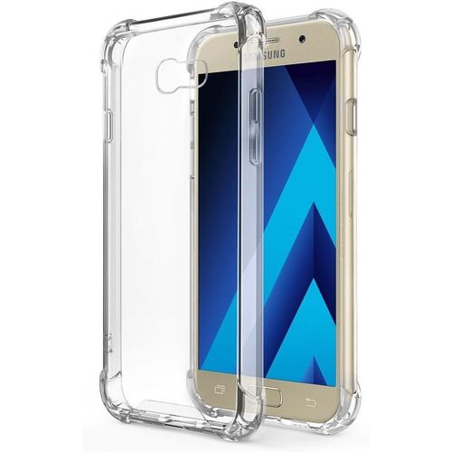 Coque Anti-Shock Pour Samsung Galaxy A5 2017, Tpu Transparent En Silicone Antichoc