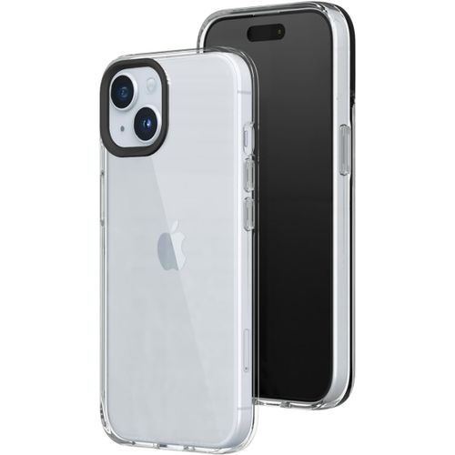 Rhinoshield Clear Pour Iphone 15 Résiste Au Jaunissement, Haute Transparence, Coque De Protection Personnalisable Clear - Noir