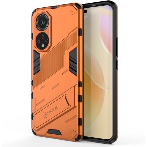 Coque Pour Huawei Nova 8i Double Protection Silicone Antichoc Anti-Rayures Housse Robuste Case Orange