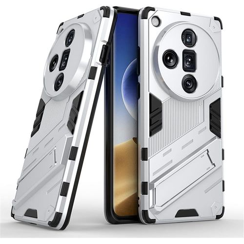 Coque Pour Oppo Find X7 Ultra 5g Double Protection Silicone Antichoc Anti-Rayures Housse Robuste Case Blanc