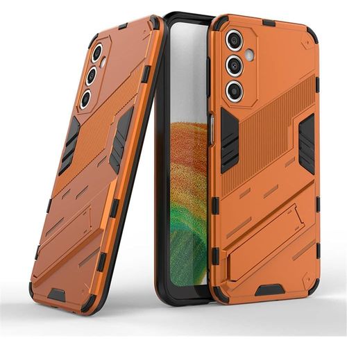 Coque Pour Samsung Galaxy A24 4g Double Protection Silicone Antichoc Anti-Rayures Housse Robuste Case Orange