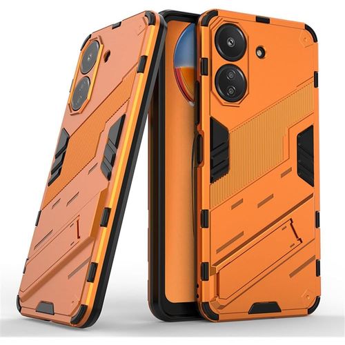 Coque Pour Xiaomi Redmi 13c 5g Double Protection Silicone Antichoc Anti-Rayures Housse Robuste Case Orange
