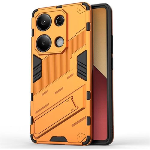 Coque Pour Xiaomi Redmi Note 13 Pro 4g/ Poco M6 Pro 4g Double Protection Silicone Antichoc Anti-Rayures Housse Robuste Case Orange
