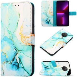 Coque Pour Nokia 6.3 Nokia G10 G20 Beau Marbre Pu Cuir Magnétique Flip Portefeuille Support Portecarte Protecteur Housse Étui Avec Dragonne Pour Nokia 6.3 Nokia G10 G20 Ys3