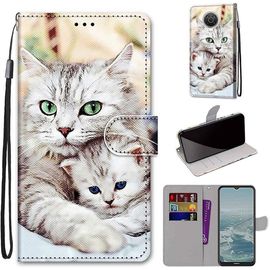 Coque Pour Nokia G20 Nokia G10 Nokia 6.3 Beau Pu Cuir Magnétique Flip Portefeuille Support Portecarte Dragonne Protecteur Housse Étui Pour Nokia G20 Nokia G10 Nokia 6.3 Dh11