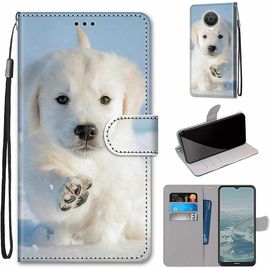 Coque Pour Nokia G20 Nokia G10 Nokia 6.3 Beau Pu Cuir Magnétique Flip Portefeuille Support Portecarte Dragonne Protecteur Housse Étui Pour Nokia G20 Nokia G10 Nokia 6.3 Dk15