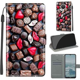 Coque Pour Nokia G20 Nokia G10 Nokia 6.3 Beau Pu Cuir Magnétique Flip Portefeuille Support Portecarte Dragonne Protecteur Housse Étui Pour Nokia G20 Nokia G10 Nokia 6.3 Dy9