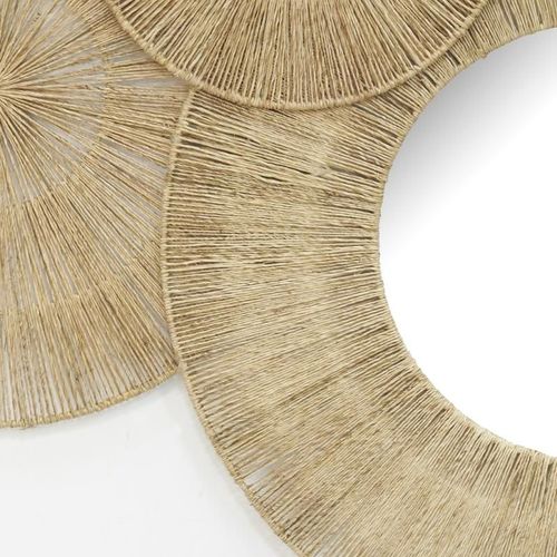 Décoration murale et miroir en jute