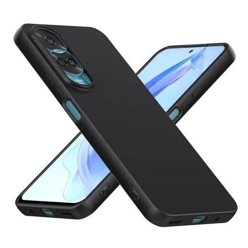 Coque Pour Huawei Honor 90 Lite 5g - Housse Etui Silicone Gel Fine + Film Ecran - Noir