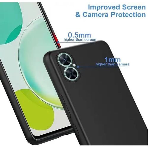 Coque Pour Huawei Nova 11i - Housse Etui Silicone Gel Fine + Verre Trempe - Noir