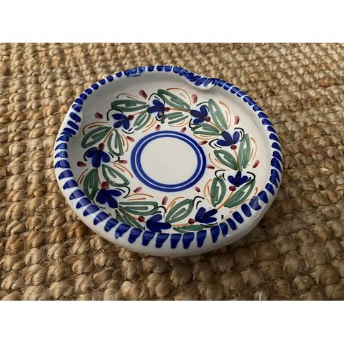 Poterie Jcf Ceramica Cendrier Céramique Bleu 