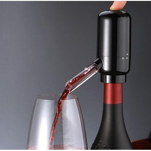 Aérateur de vin électrique, décanteur de vin portable à un bouton