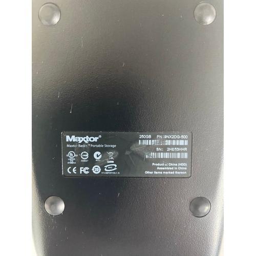 Disque dur externe Maxtor Basics 250 Go Portable Storage 2HB53HHR
