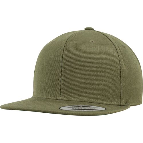 Flexfit Classic 6-Panel Snapback Cap - Blanc