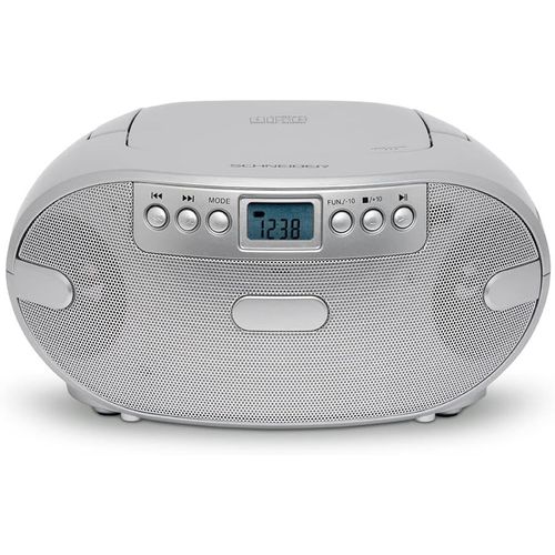 Poste Radio CD Chrome SCHNEIDER GMSCCDBOOMSILV