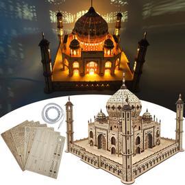 Acheter Puzzle 3D en bois, maison château Royal Taj Mahal, jouet d
