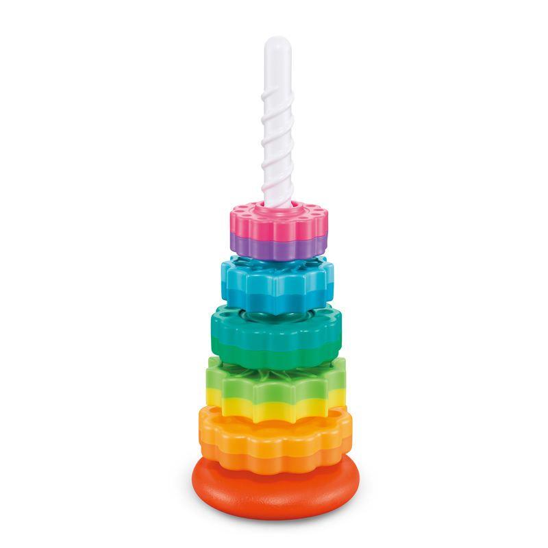 Jouets empilables pour bébés de 1 à 3 ans, jouets Montessori à anneaux  arc-en-ciel pour bébés de 6 à 12 mois, 1, 2, 3 ans, fille et garçon,  cadeaux de Noël, d'anniversaire