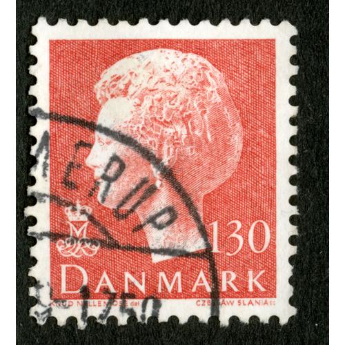 Timbre Oblitéré Danmark, 130