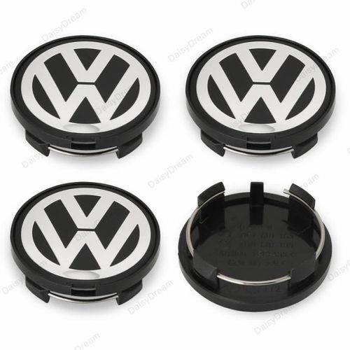Lot De 4 Centre De Roue Cache Moyeu Pour Volkswagen 63mm7m7 601 165 7d0 601 165