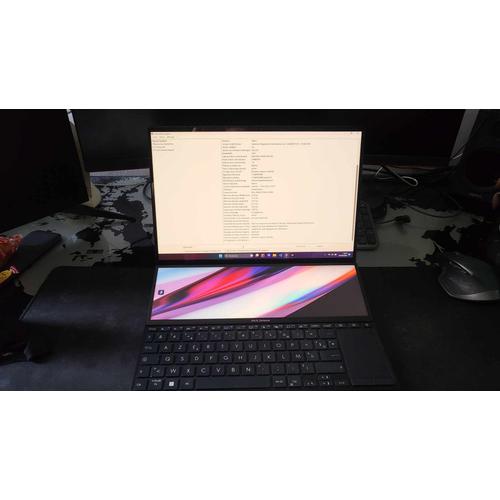 Asus ZenBook Pro 14 Duo OLED UX8402ZE - 15" Intel Core i9 - Ram 32 Go - DD 2 To