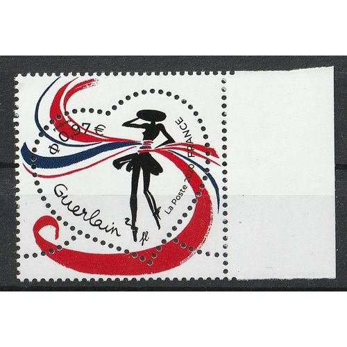 C?Ur Guerlain, Timbre Neuf** Pour La Saint Valentin 2020 Avec Bord De Feuille. N° 5373