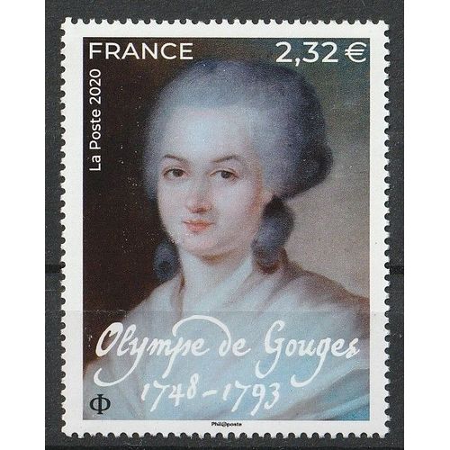 Olympe De Gouges, Dramaturge Et Pamphlétaire Française. Peinture De Kucharski. Timbre Neuf** N° 5408