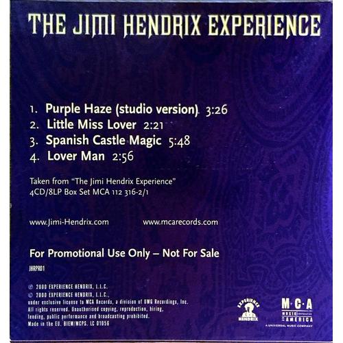 The Jimi Hendrix Experience Cd Maxi-Single Purple Haze Edition Spéciale