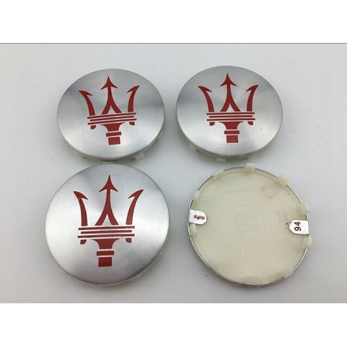 Lot De 4 Centre De Roue Cache Moyeu Pour Maserati 60mm-A001