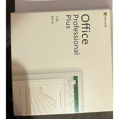 Microsoft Office Professional 2019 Plus -Cd/Key In Box Lifetime