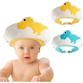 Bonnet de douche pour enfants, chapeau de douche de bébé réglable bouclier  de lavage des cheveux pour les yeux des oreilles, bonnet de douche