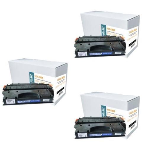 PACK DE 3 TONER H05/80X COMPATIBLE AVEC HP/CANON/ CE505X / CF280X / CRG719H/ 2055X