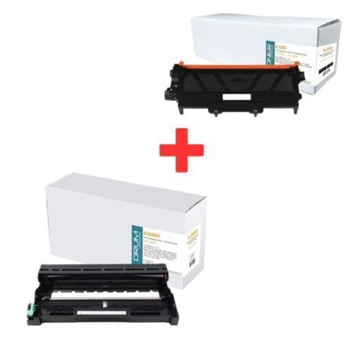 TN-2220 TONER COMPATIBLE AVEC BROTHER TN-2210 / TN-2220 + DR2200 TAMBOUR COMPATIBLE AVEC BROTHER DR2200