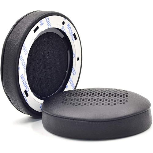 Coussinets de rechange en cuir protéiné pour casque sans fil Bluetooth JBL Duet BT,Noir