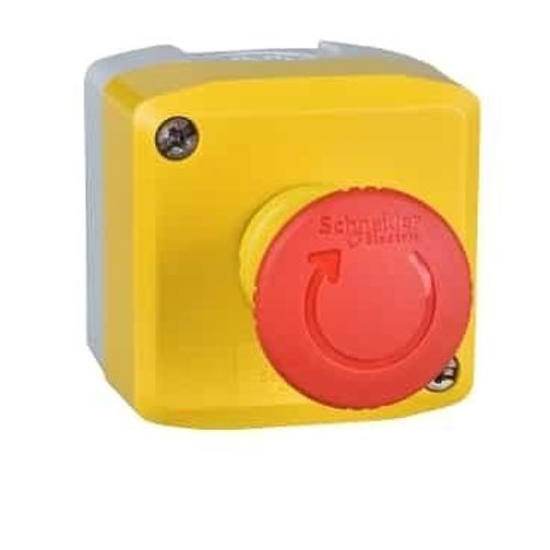 Schneider XALK178 Bouton d'arrêt d'urgence Ø 40mm 600V jaune