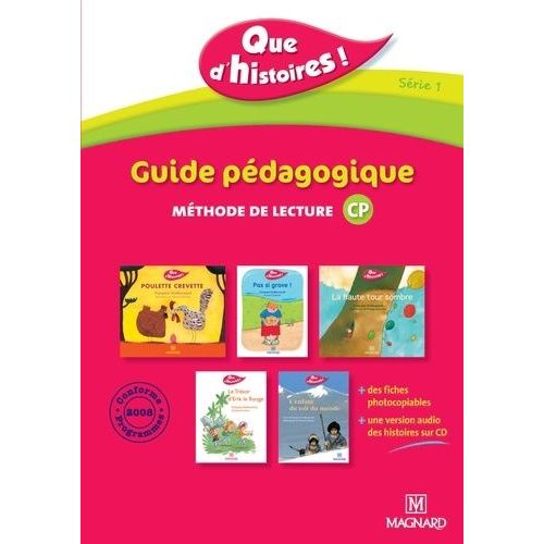 Que D'histoires Cp Série 1 - Guide Pédagogique, Méthode De Lecture (1 Cd Audio)