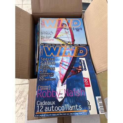 185 Anciens Numéros Wind Magazine À Vendre (Le Dernier Est Le N°323 - Avril 2008)
