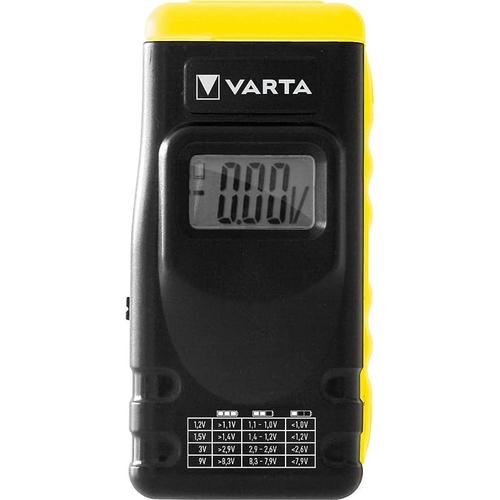 Testeur de batterie Varta LCD numérique pour blister AA, AAA C, D, 9V