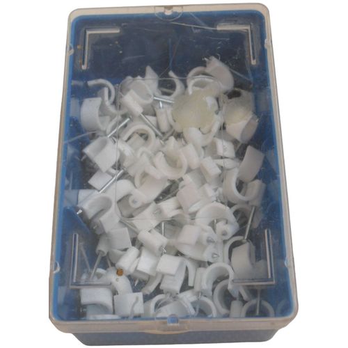 Attache Fixfor blanche pour câble rond diam 10 mm: 31559 LEGRAND,78 pièces