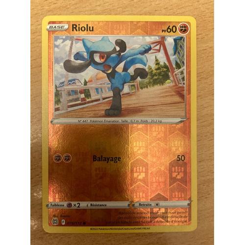 (89) Riolu 78/172 Pokemon 