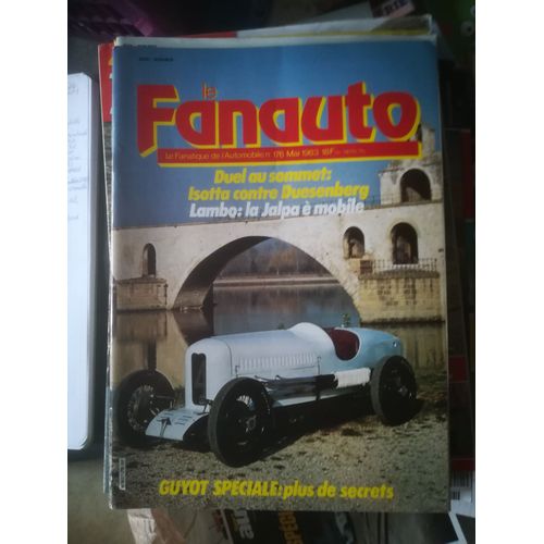 Le Fanauto 176 De 1983 Peugeot 403 Diesel,Isotta Fraschini 8a,8b,Duesenberg J;Sj,Singer,Guyot,Lamborghini Jalpa