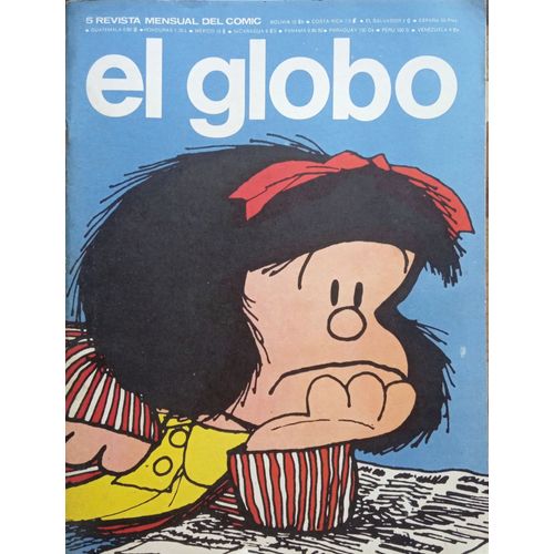 El Globo -Buru Lán- Nº 5 -Mafalda-Corto Maltés-Li´L Abner-Dick Tracy-Román Gubern-1973
