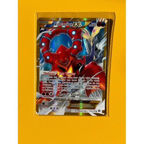 Carte Pokémon Volcanion Ex  - 115/114 