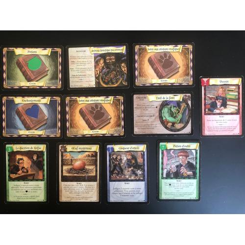 Lot 11 Cartes Harry Potter Trading Card Game