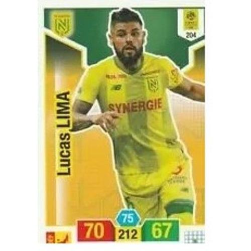 204 Lucas Lima - Fc Nantes - Panini Adrenalyn Xl Ligue 1 - 2019-2020 Carte Football